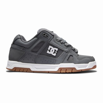 DC Stag Men's Grey Sneakers Australia Sale ZOK-813